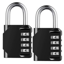 1Pc 4 Digit Combination Padlock for School Gym Locker Weatherproof picture
