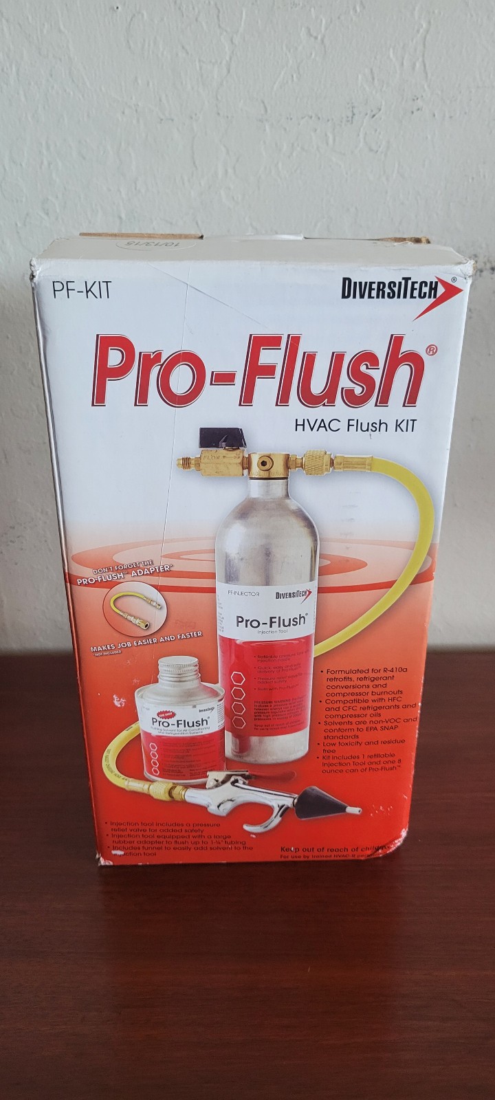 Diversitech Pro Flush HVAC Solvent Flushing Kit