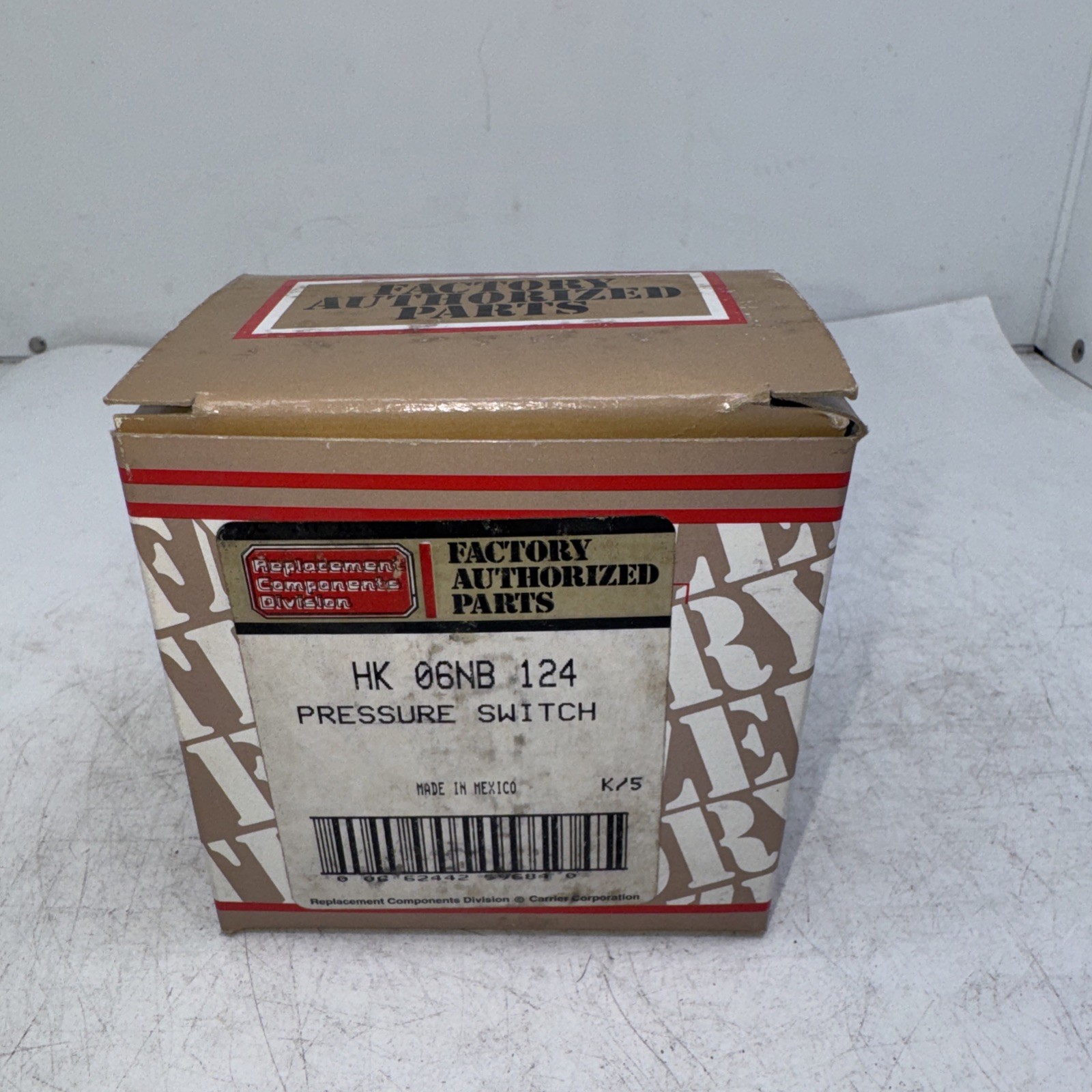 Factory Authorized Parts furnace air Pressure Switch HK06NB124 HV3