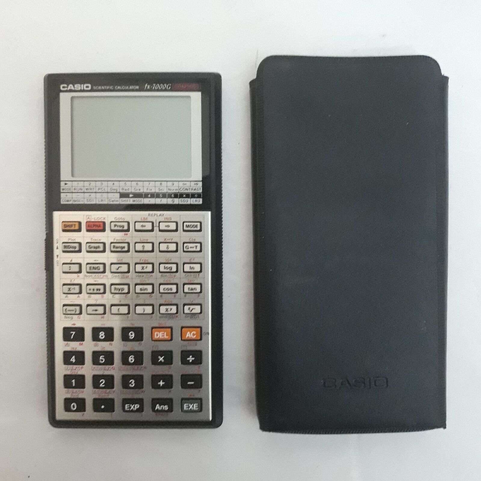 CASIO Scientific Calculator fx-7000G Graphics w Protective Case Tested & Working