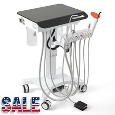 Mobile Dental Portable Delivery Liftable Unit Electric+Curing Light + Scaler picture