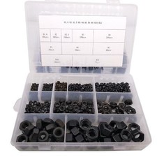 1160pcs Metric Thread Insert Screw Carbon Steel Hex Nut Assortment Kit picture