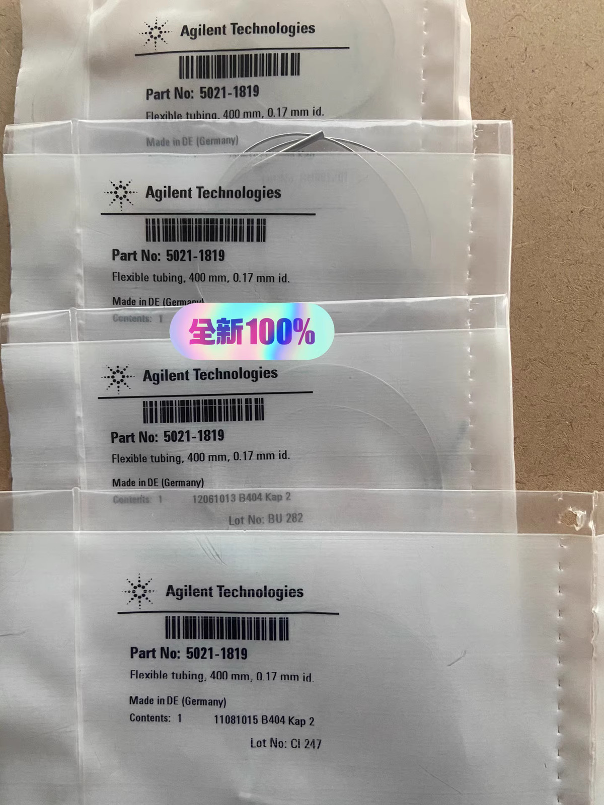 1pcs Agilent 5021-1819 Stainless Capillary 0.17x400mm-