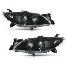 Projector Halogen Headlights Fit Mazda 3 2004‑2009 picture