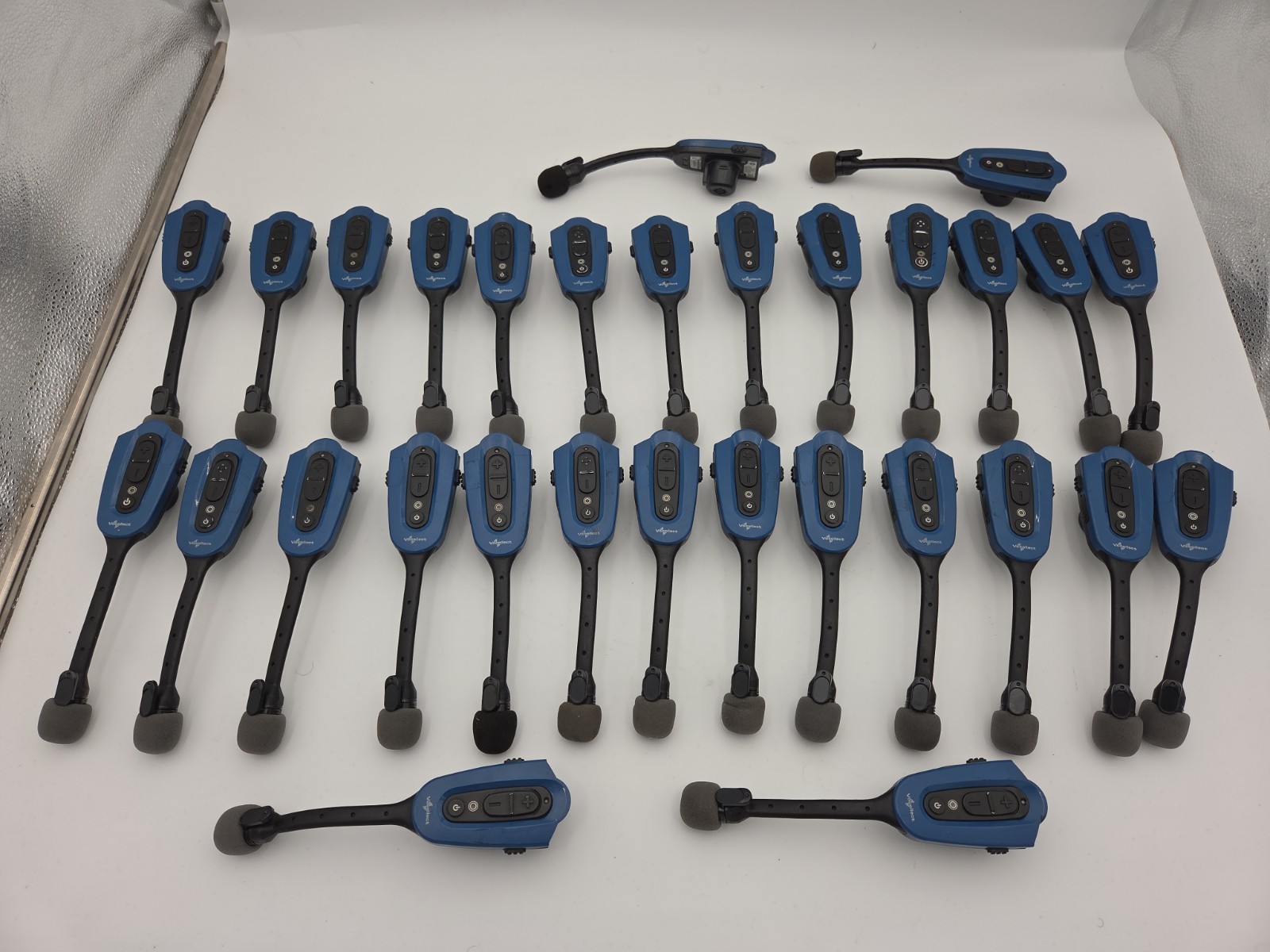  Lot of 30 Untested Vocollect SRX2 Wireless Headset Mic HD-1000-101