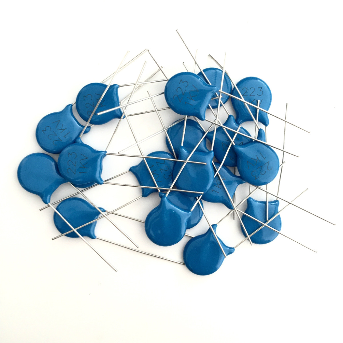 100pcs Ceramic Disc Capacitor 1000V 1KV 223 22000PF 22NF 0.022uF High Voltage