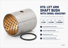 Lift Shaft Oil-Spot Bushing 886029M1 1870934M1 with O-Ring Fits Massey Ferguson picture