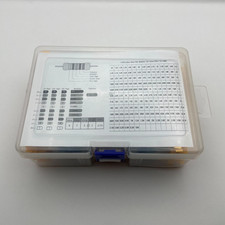156 Values Resistor Kit 3120pcs ±1% 1/4W Metal Film Resistor 1Ω-10MΩ Box for DIY picture