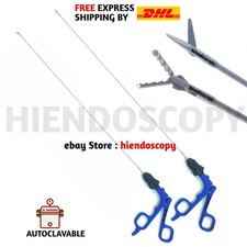 HYSTEROSCOPY SEMI RIGID GRASPER SCISSOR ALLIGATOR SCISSOR FORCEPS SET 4Fr 450mm picture