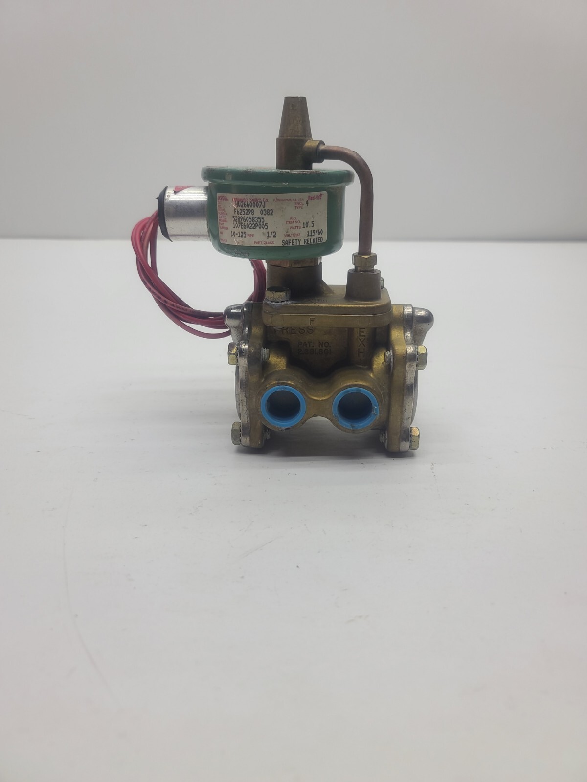 ASCO HV2660007J RED-HAT SOLENOID VALVE 115VAC 1/2\