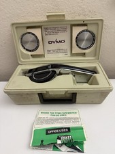 Vintage Dymo 1550 1500 Series Label Maker Tape Writer With Box Extras picture