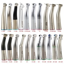 Dental 1:1/1:5/1:4.2/6:1/8:1/16:1/10:1 LED Increasing Contra Angle Handpiece dt picture