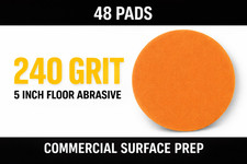 Bona Diamond Floor Pads 5in 240 Grit 48/Case Abrasive Commercial AASDIAMOND24 picture