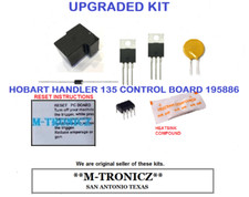  HOBART HANDLER 135  CONTROL BOARD  195886  UPGRADED KIT WITH RESET INSTRUCTIONS picture