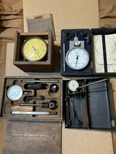 Lot of 4 USA Vintage Federal E21 Indicator Jones Tachometer Ames Universal 22C picture