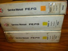 1992 Mitsubishi Fuso FE FG FE439 FE449 FG439 Truck Service Repair Manual Set picture