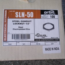 Lot of 57 Orbit SLN-50 Steel Locknut 1/2