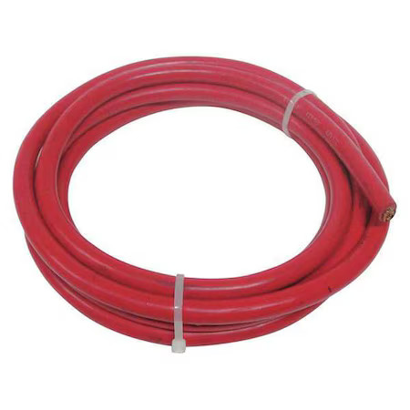 Westward 19Ye39 Weldingcable, Epdm, 3/0Awg, 600V, Red, 10Ft