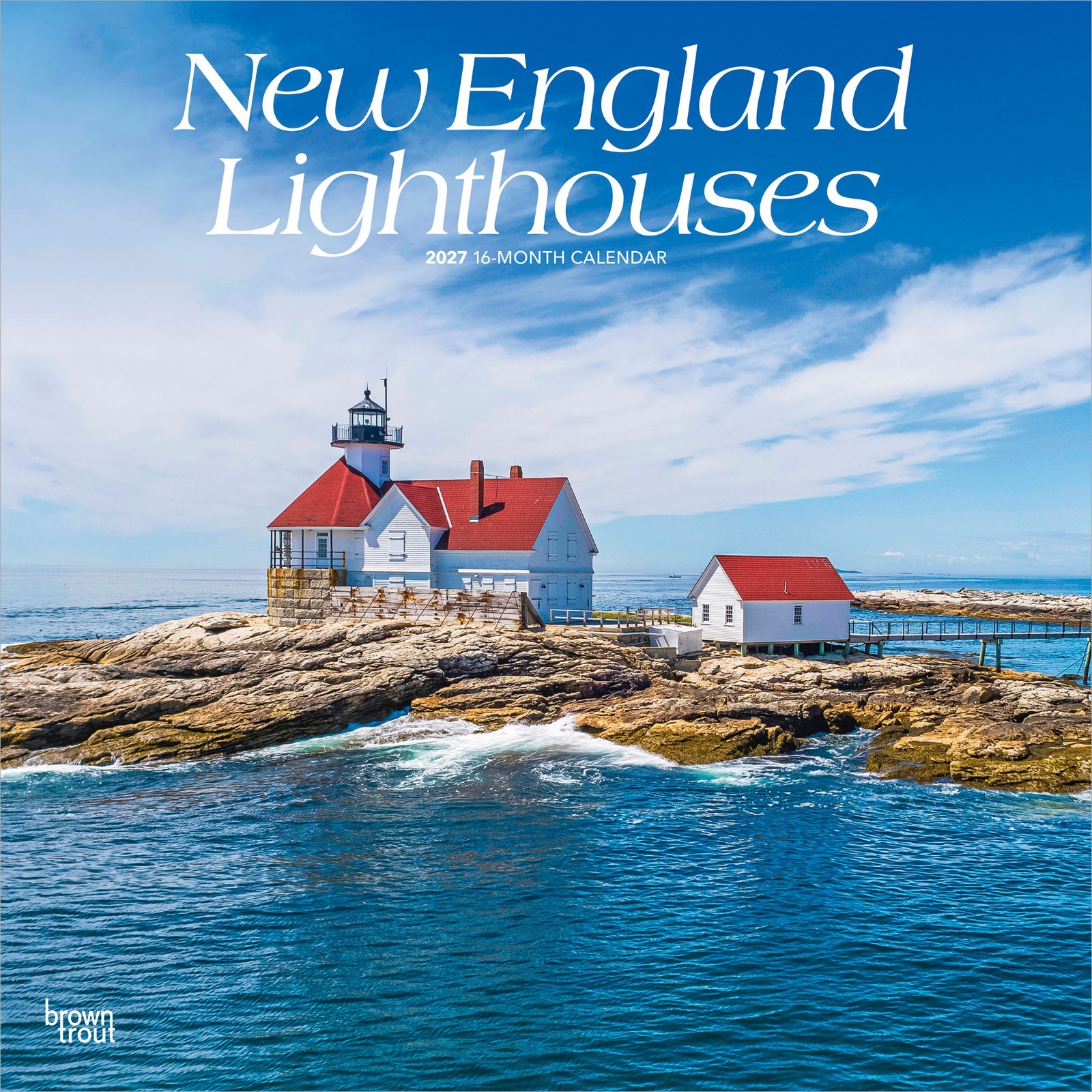 New England Lighthouses | 2027 12x24 New England Lighthouses | 2027 12x24