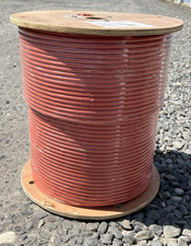 Perfect Flex Braided Copper Audio/Video Cable Red 1000 ft RG6 Flame Retardant picture