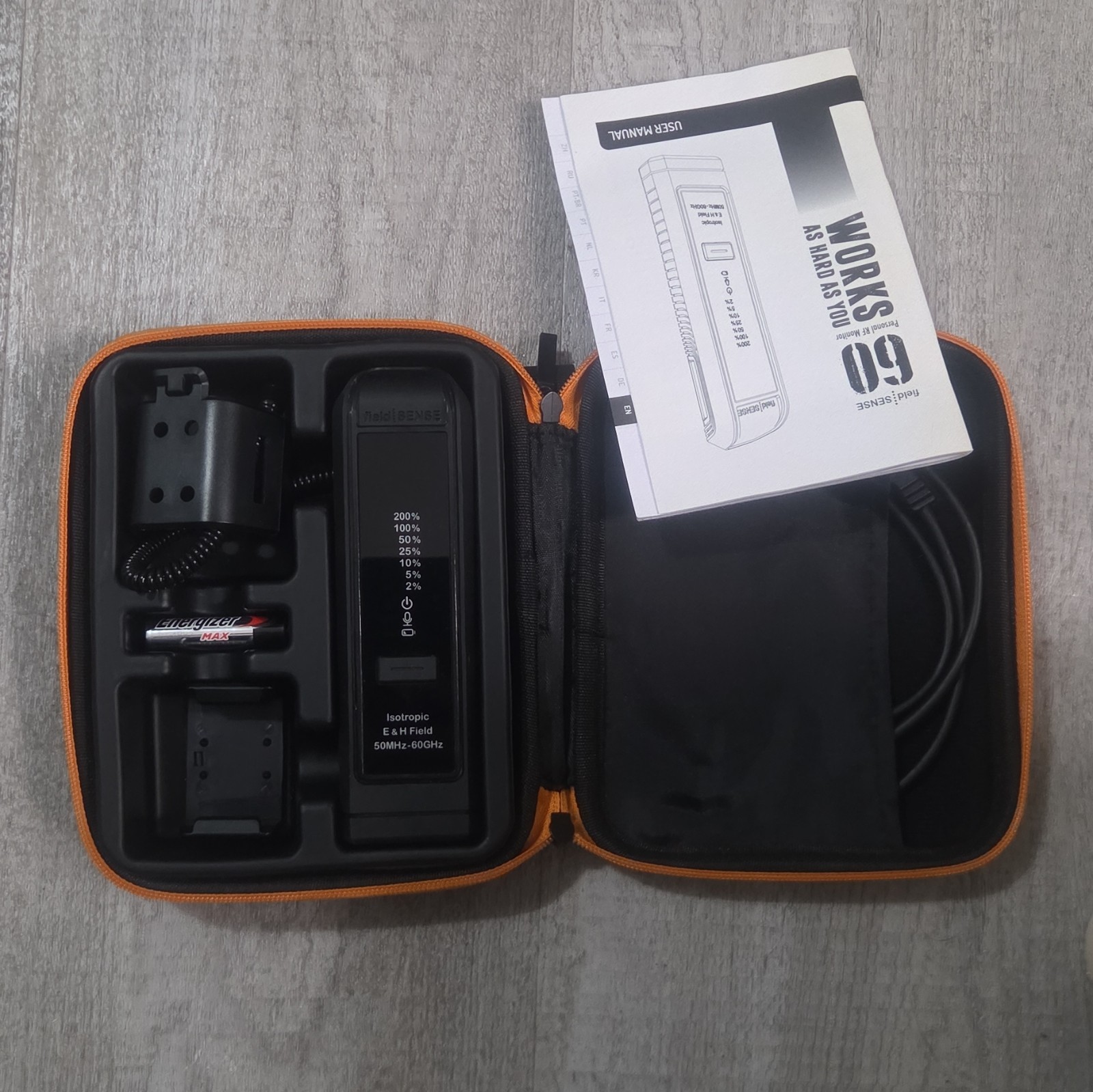 Field Sense 60 Personal 5G RF Monitor 50MHz-60GHz FS60 fieldsense