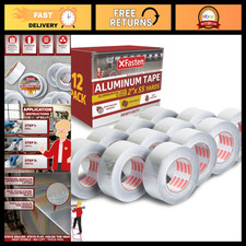 Heavy Duty Aluminum Foil Tape 2-Inch x 55-Yards for Ductwork & HVAC Sealing picture