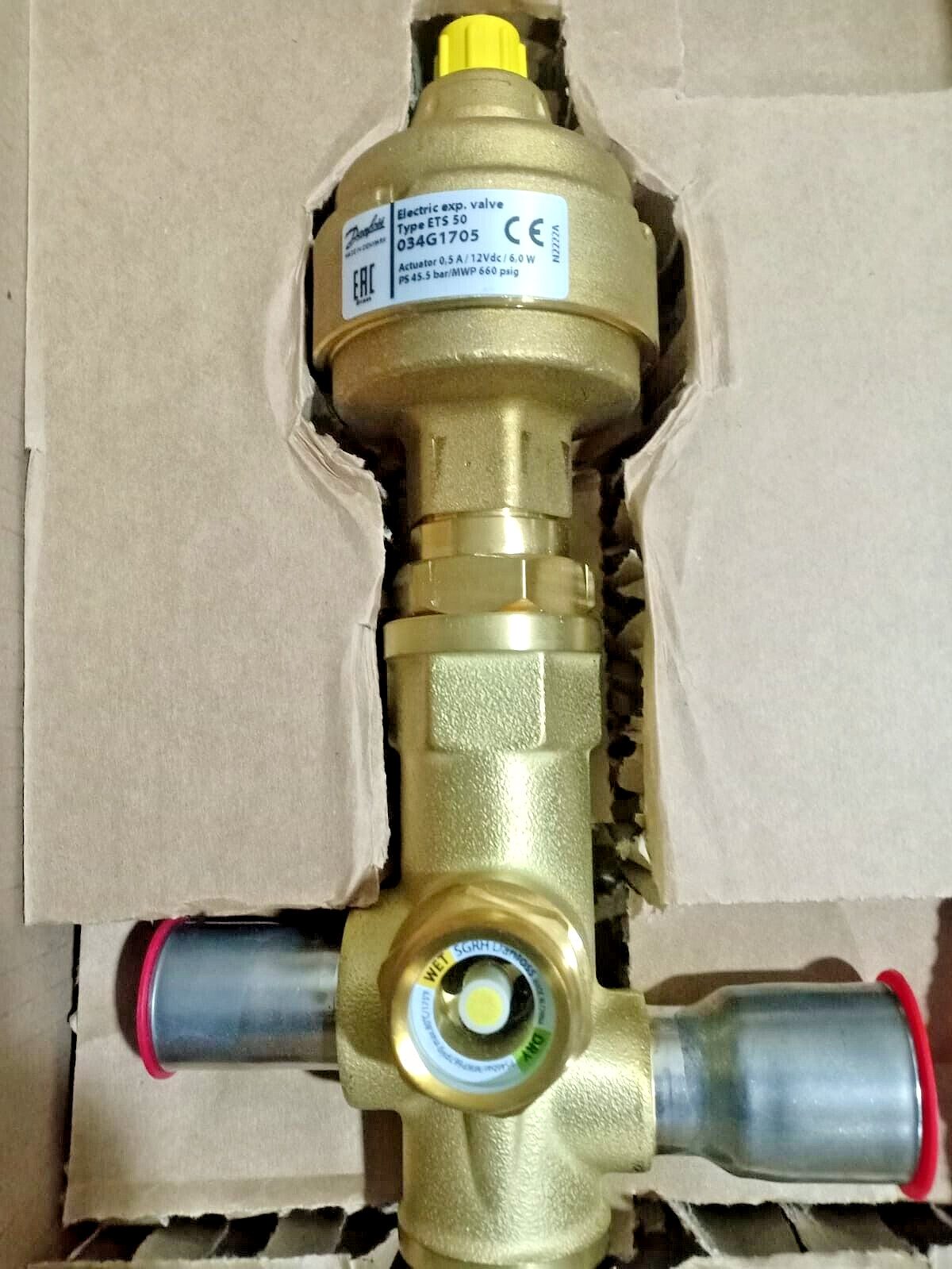 1PC-DANFOSS 034G1705 REFRIGERATION ETS 50 Electric exp. valve ETS50-NEW