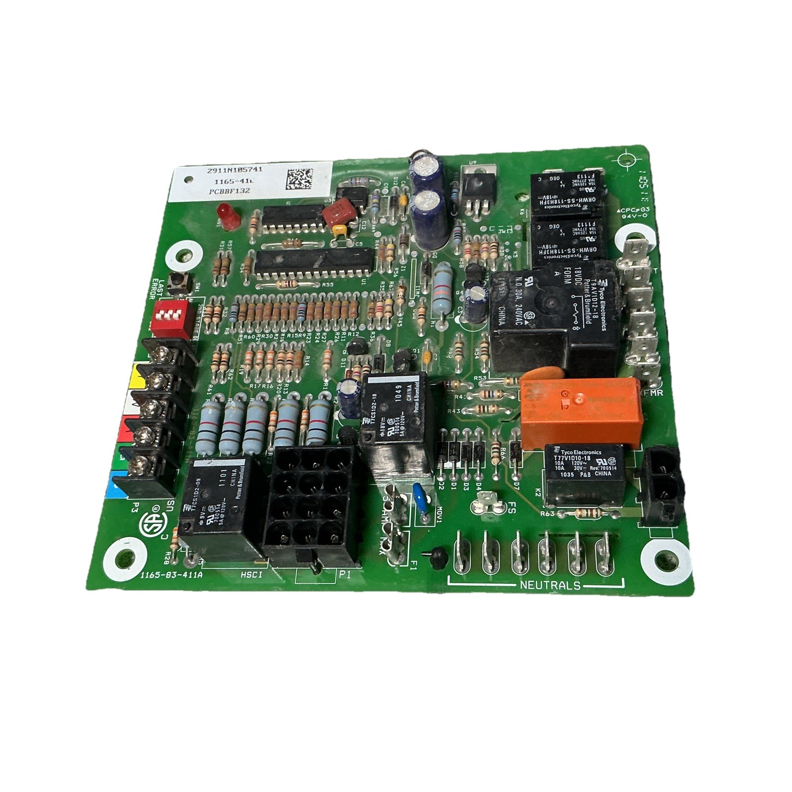 Goodman Furnace Control Board Part # Pcbbf132 | 1165-410  