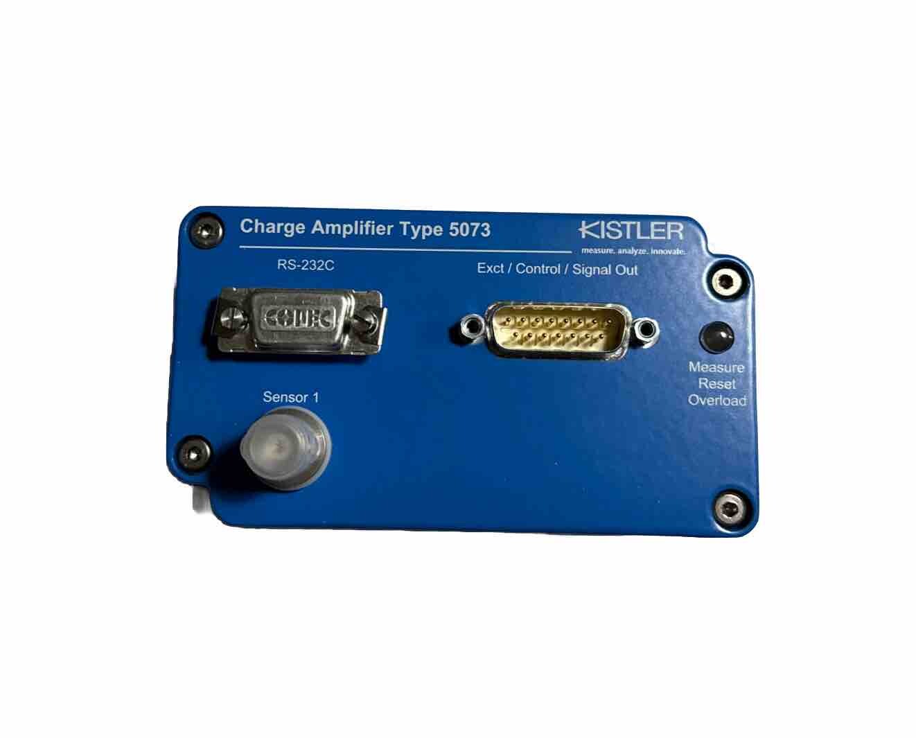 Kistler 5073A111, Industrial Charge Amplifier, Pulled From Working Machine.
