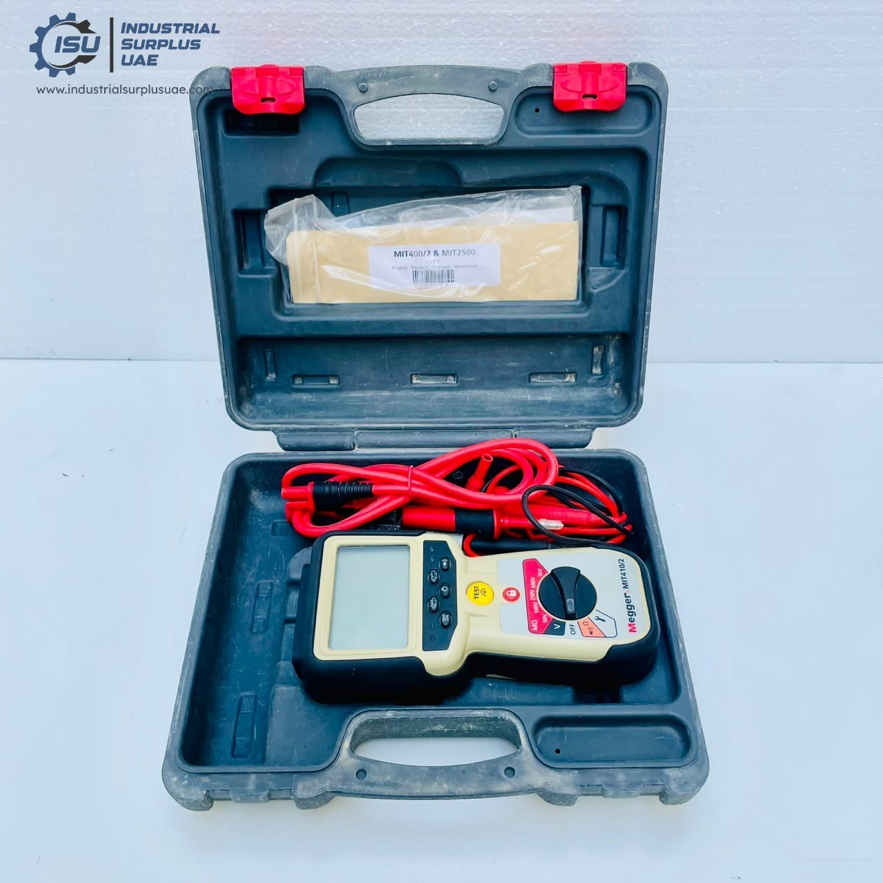 Megger MIT410/2 Insulation and Continuity Tester Megohmmeter w/ Case & Lead