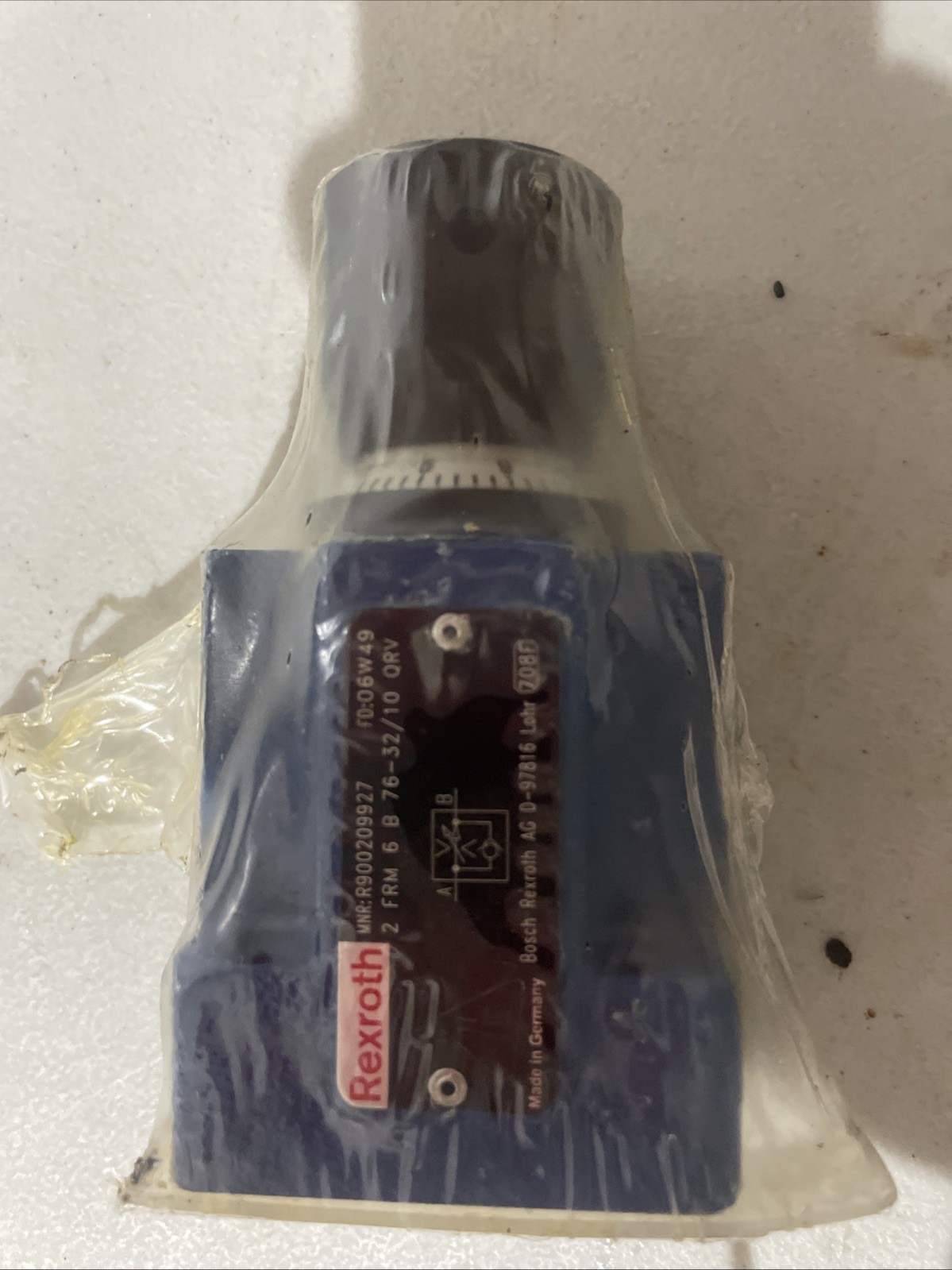 Rexroth 2 Way Flow Control Value MRN R900209927 Model 2 FRM 6 B 76-32/10 QRV