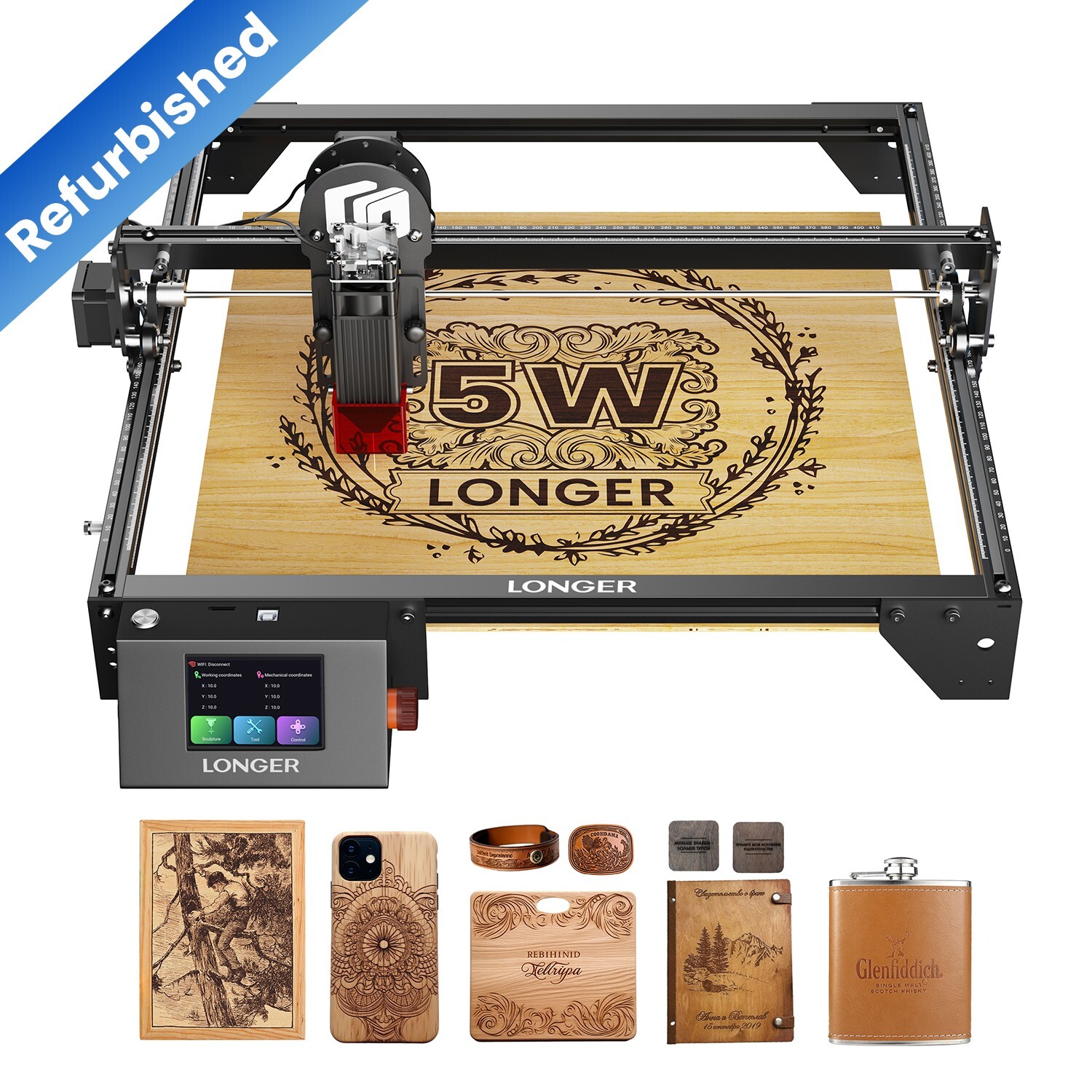 Longer RAY5 5W  Laser Engraver machine, 24000mm/min, 5W Laser Engraver🔥 Used-C