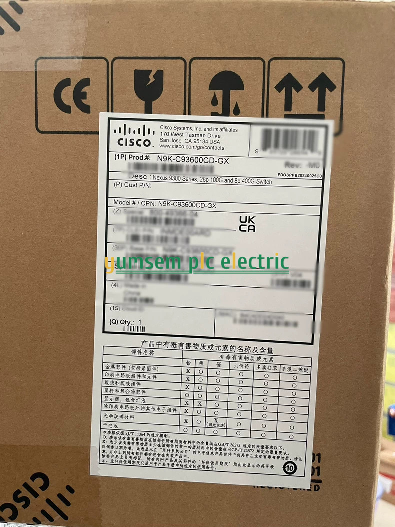 New N9K-C93600CD-GX industrial switch Fast Shipping via FedEx or DHL