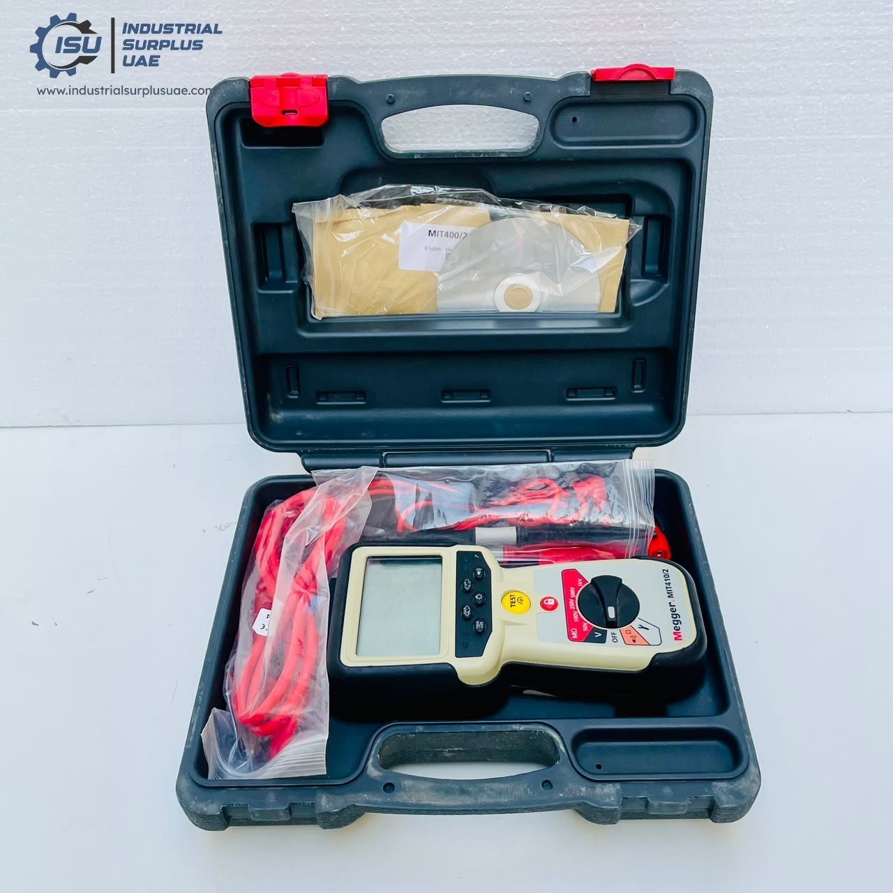 Megger MIT410/2 Insulation and Continuity Tester Megohmmeter w/ Case & Lead-4