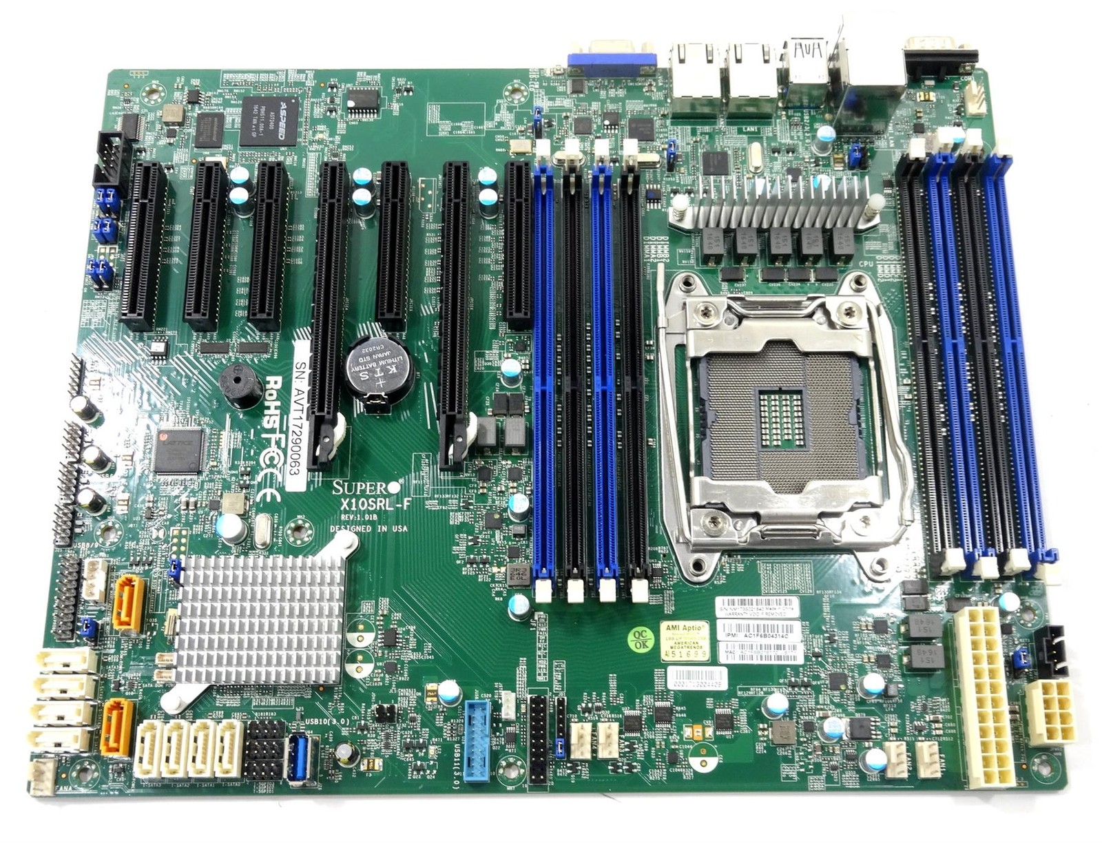 Supermicro X10SRL-F Socket LGA2011-3 DDR4 ATX Server Motherboard