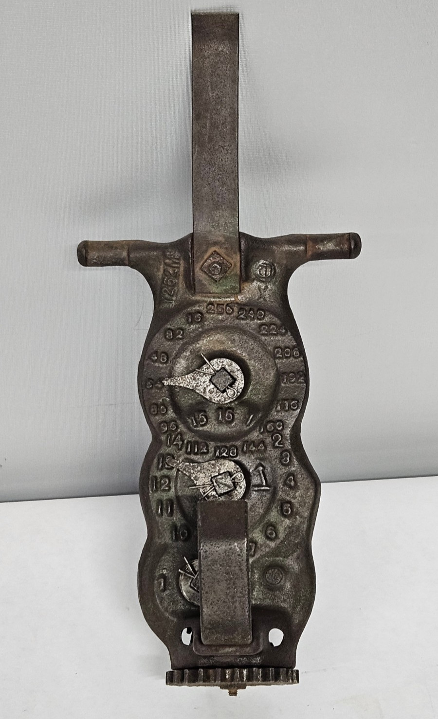 Vintage Cast Iron John Deere Van Brunt Grain Drill Acre Meter Acre Counter Vintage Cast Iron John Deere Van Brunt Grain Drill Acre Meter Acre Counter