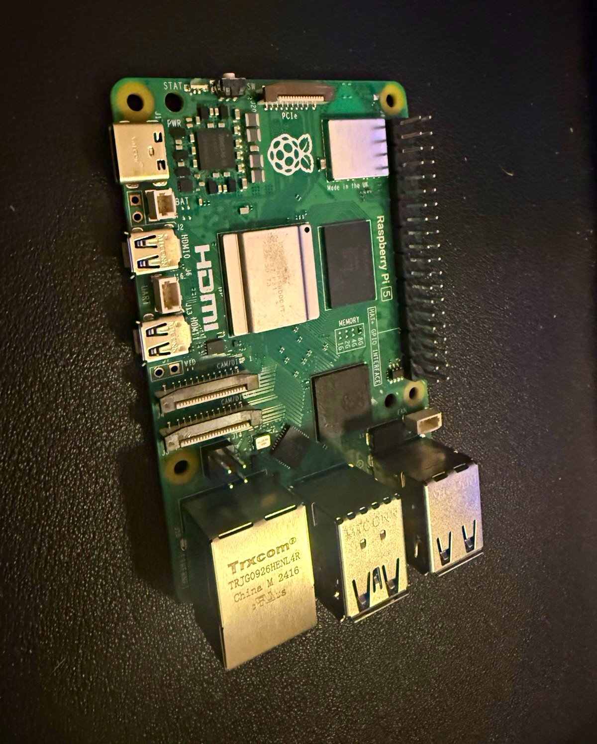 Raspberry Pi 5 - 8GB RAM - For Parts/power issue.