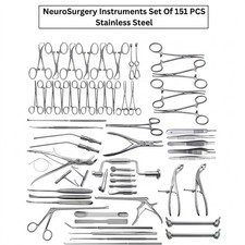 151 PCS Set of NeuroSurgery Instruments Stainless Steel Surgical Instruments picture