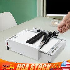 A3 Automatic Book Binder Booklet Maker Booklet Folding/ Binding Machine Office picture
