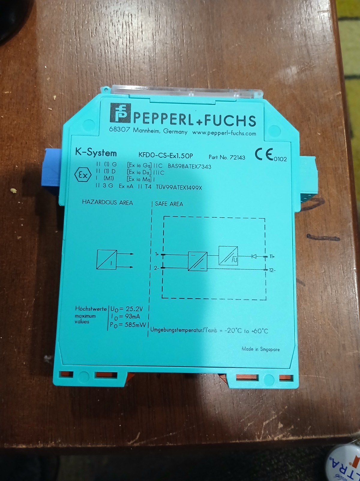 PepperL+Fuchs KFDO-CS-Ex1.50P
