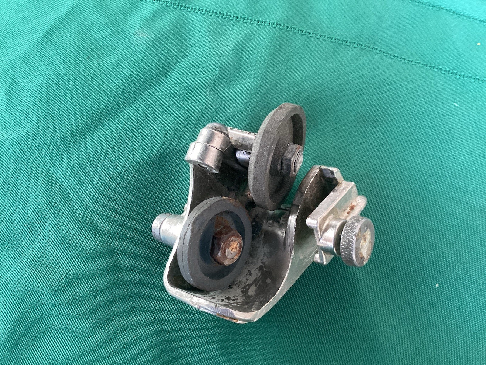 Vintage Hobart Deli Meat Cheese Slicer Model 410 Blade Sharpener Attachment Rare Vintage Hobart Deli Meat Cheese Slicer Model 410 Blade Sharpener Attachment Rare