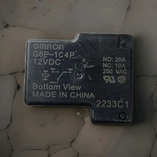 G8P-1C4P-DC12 Omron Relay SPDT 20A @ 250VAC 10A NC 12VDC Coil Fully Sealed NOS picture