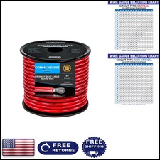 Common Sense Marine 10 Gauge Primary Boat Cable 25 ft Tinned Copper Wire picture