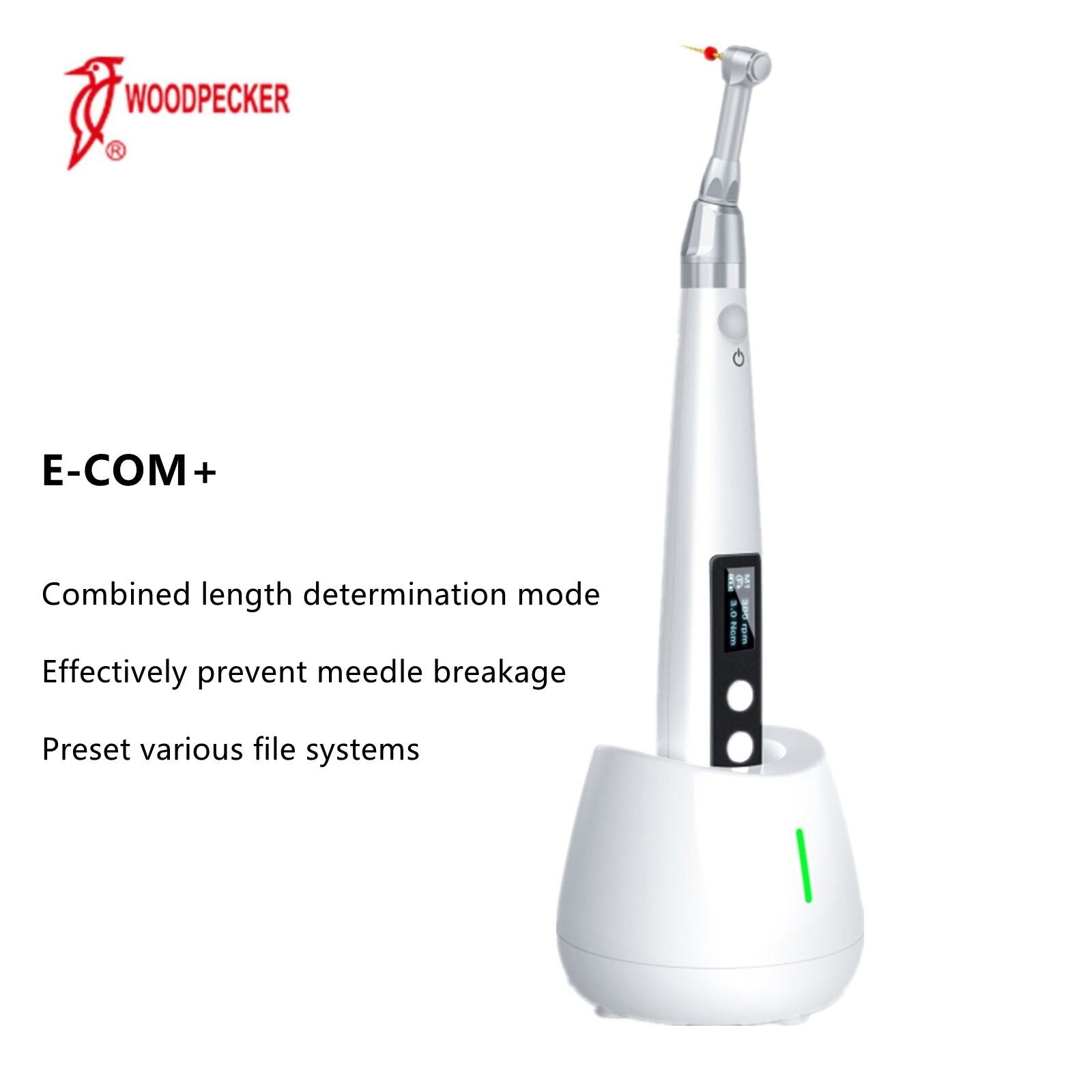 Woodpecker Dental E COM+ Endo Motor Root Canal Contra Angle Handpiece