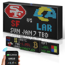 Glance LED Ticker - Customizable LED Display Sports Ticker, LED Display for M... picture