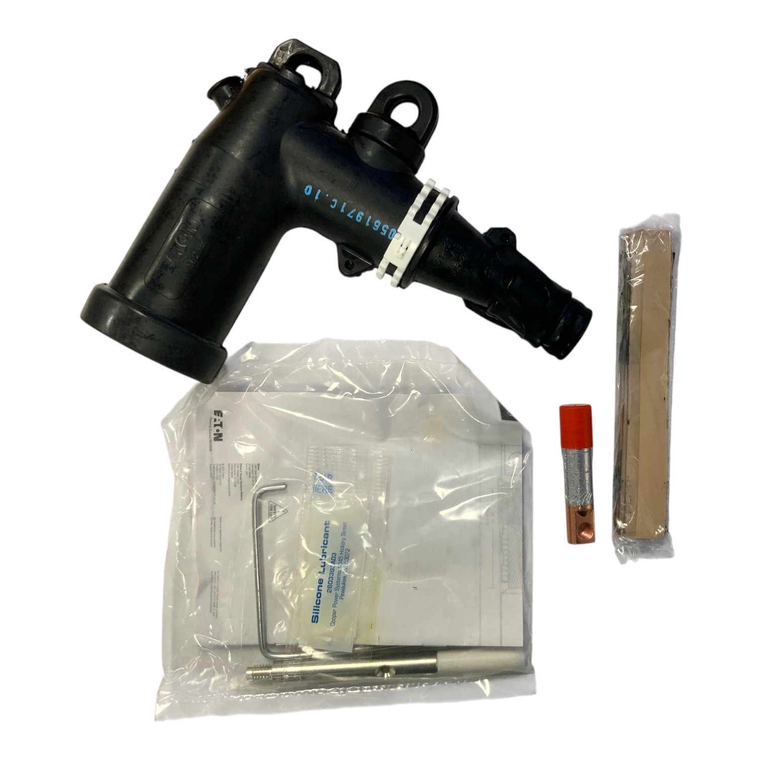 Eaton Cooper LEJ215AB06T 15kV 200A Loadbreak Elbow Kit Test Point 1/0 AWG Eaton Cooper LEJ215AB06T 15kV 200A Loadbreak Elbow Kit Test Point 1/0 AWG
