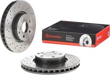 09.A621.31 UV Coated vented drilled Front Brake Rotor MERCEDES-BENZ/MERCEDES-BEN picture