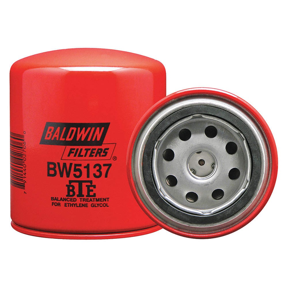 BALDWIN FILTERS BW5137 Coolant Filter,Spin-On,4-13/32