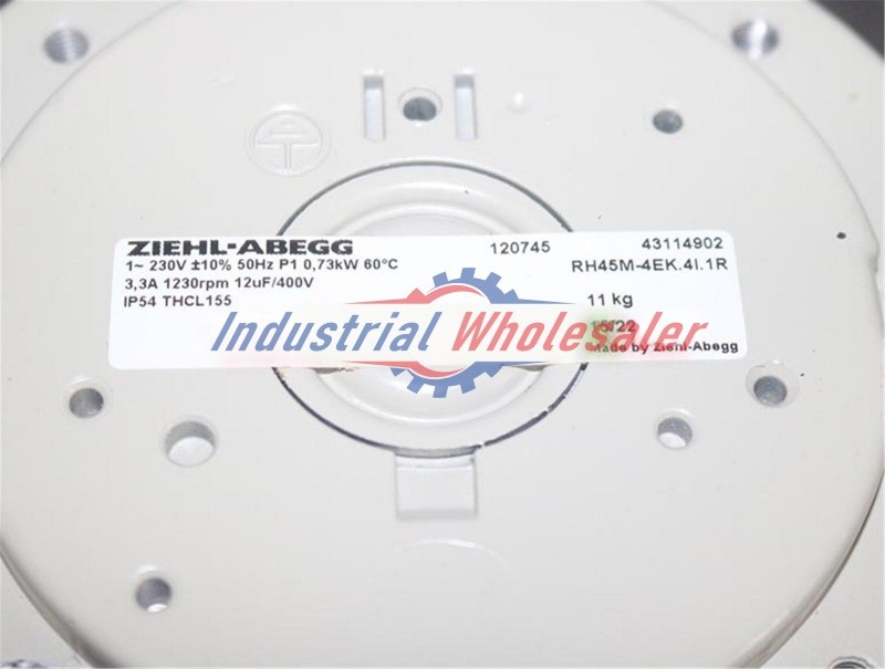 1Pcs New ZIEHL-ABEGG RH45M-4EK.4I.1R RH45M4EK.4I.1R centrifugal fan 230V