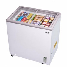 30 in. Commercial Flat Top Ice Cream Display Freezer, NSF Listed, 7 Cu. Ft. in picture